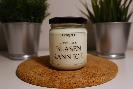 Kerzen aus-BLASEN KANN ICH